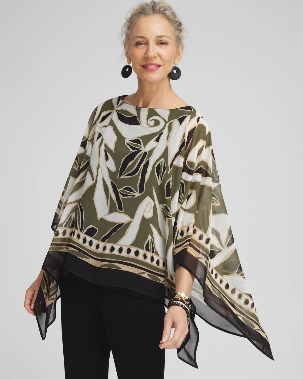 Travelers™ Paisley Chiffon Layer Top