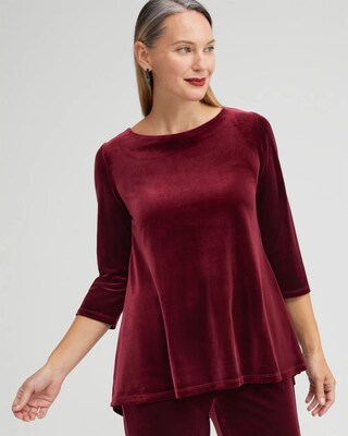 Travelers Collection Velvet Tunic