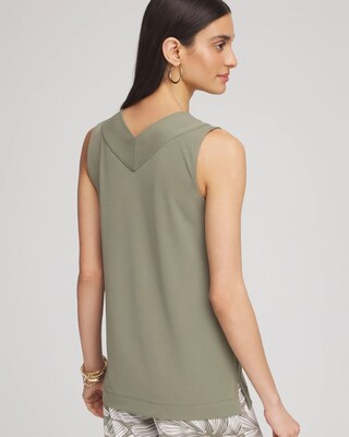 Travelers™ Knit V-Neck Tank click to view larger image.