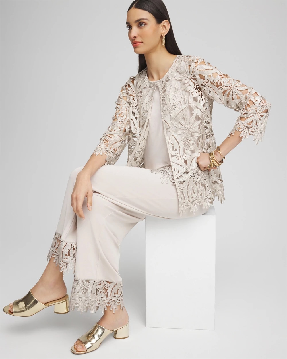 Travelers™ Collection All-over Lace Jacket