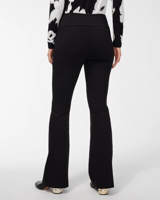 Wide Waistband Flare Pants
