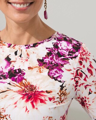 Touch of Cool Wild Floral Layering Tee