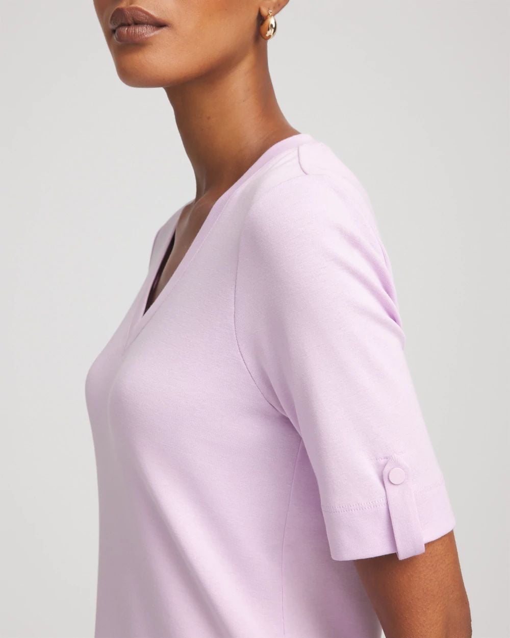 Everyday V-Neck Pima Tee click to view larger image.