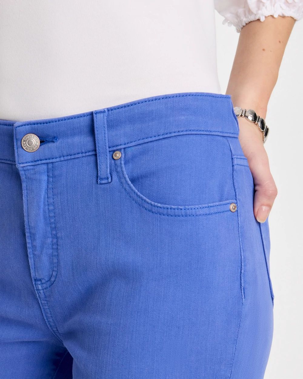 Girlfriend Cropped Jeans click to view larger image.