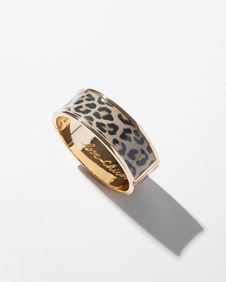 Animal Print Bangle Bracelet