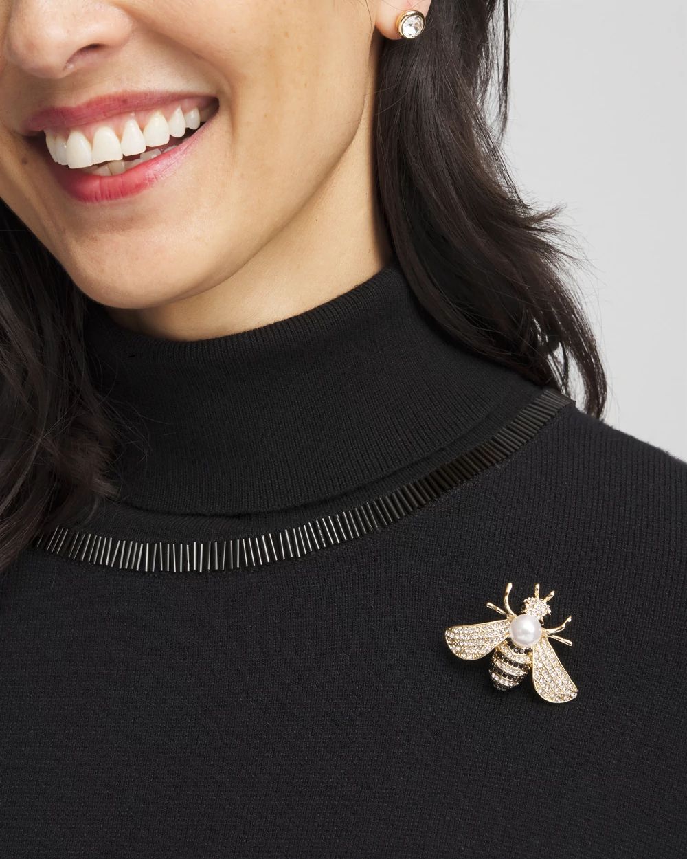 Pavé Bumble Bee Brooch