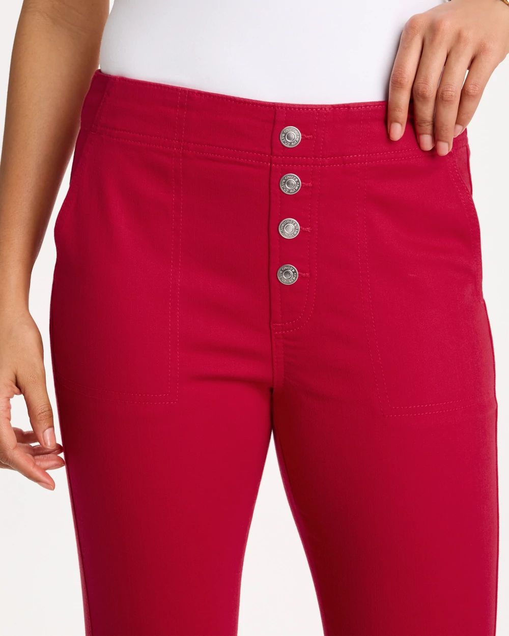 Pull-On Capri Jeans