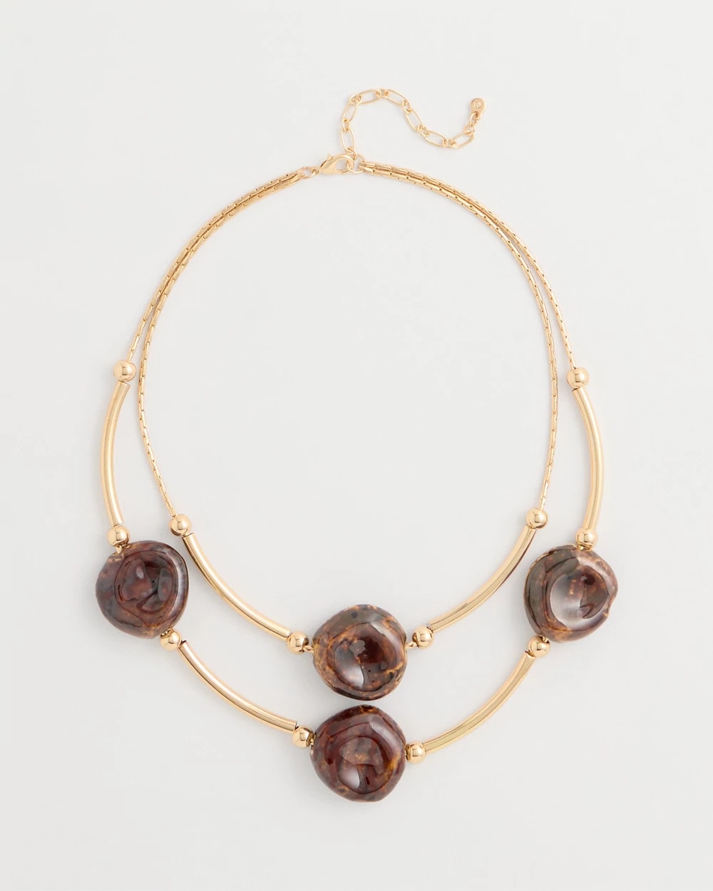 Double-Strand Beaded Necklace