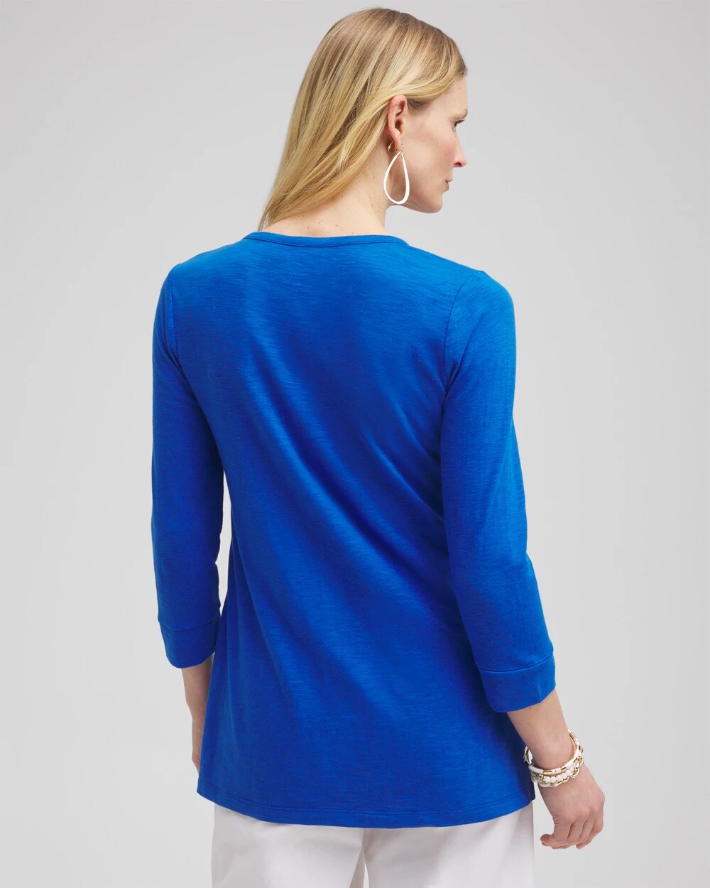 Henley Side Slit Tunic