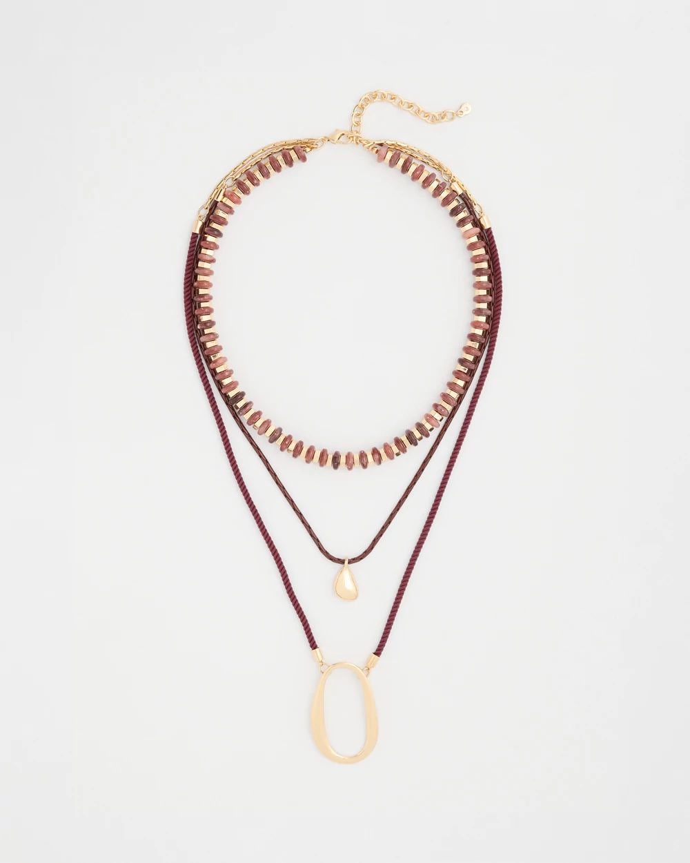 Convertible Beaded Pendant Necklace