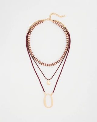Convertible Beaded Pendant Necklace