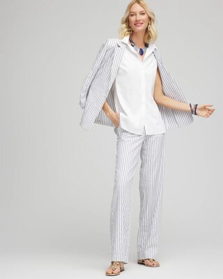 No Iron™ Sleeveless Sateen Shirt click to view larger image.