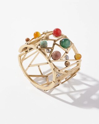 Beaded Hinge Bracelet
