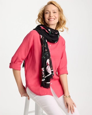 No Iron™ Linen Shirt click to view larger image.