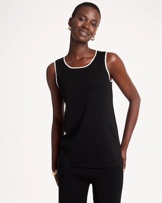 Travelers™ Tipped Sweater Shell Tank