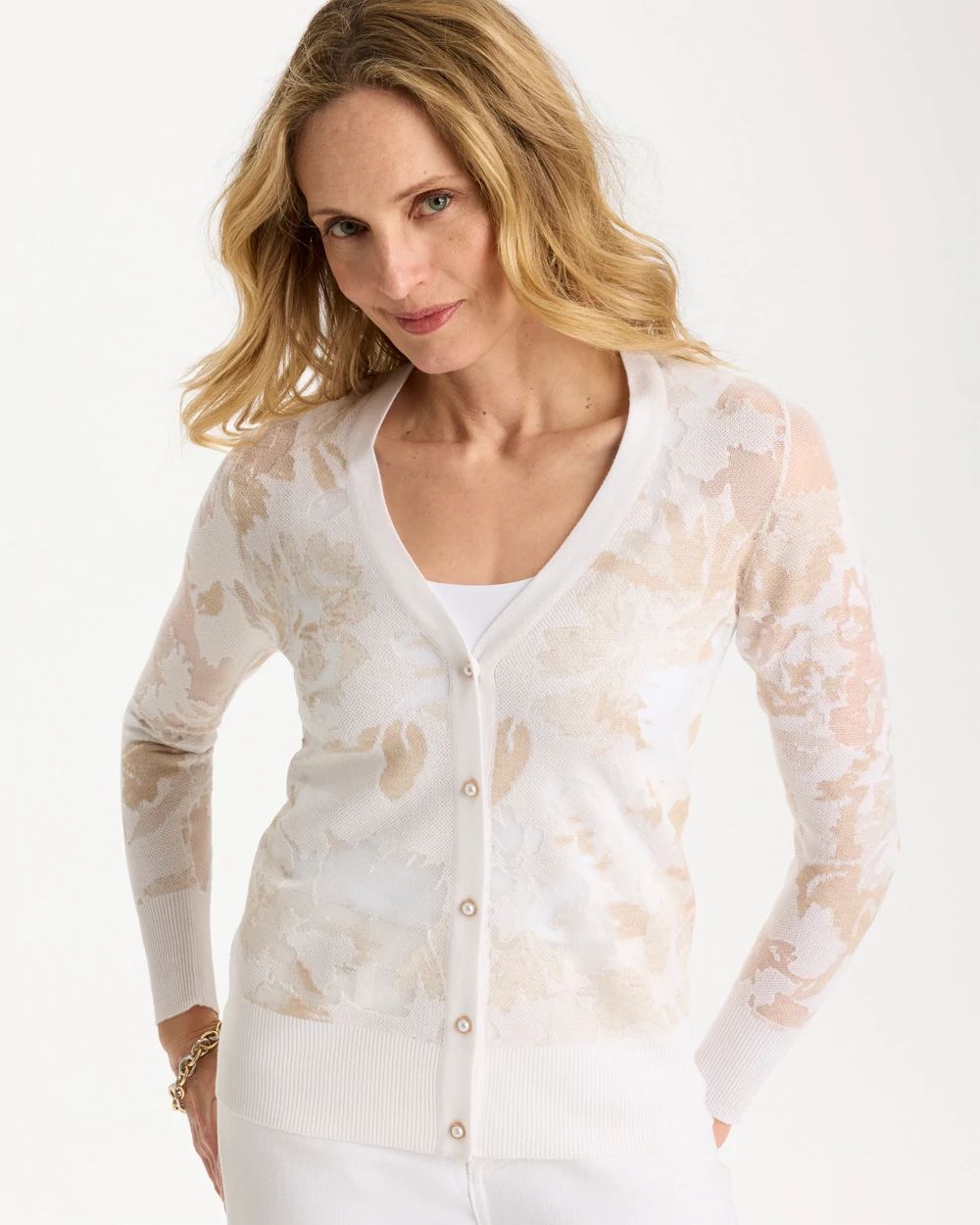 Burnout Button-Front Cardigan