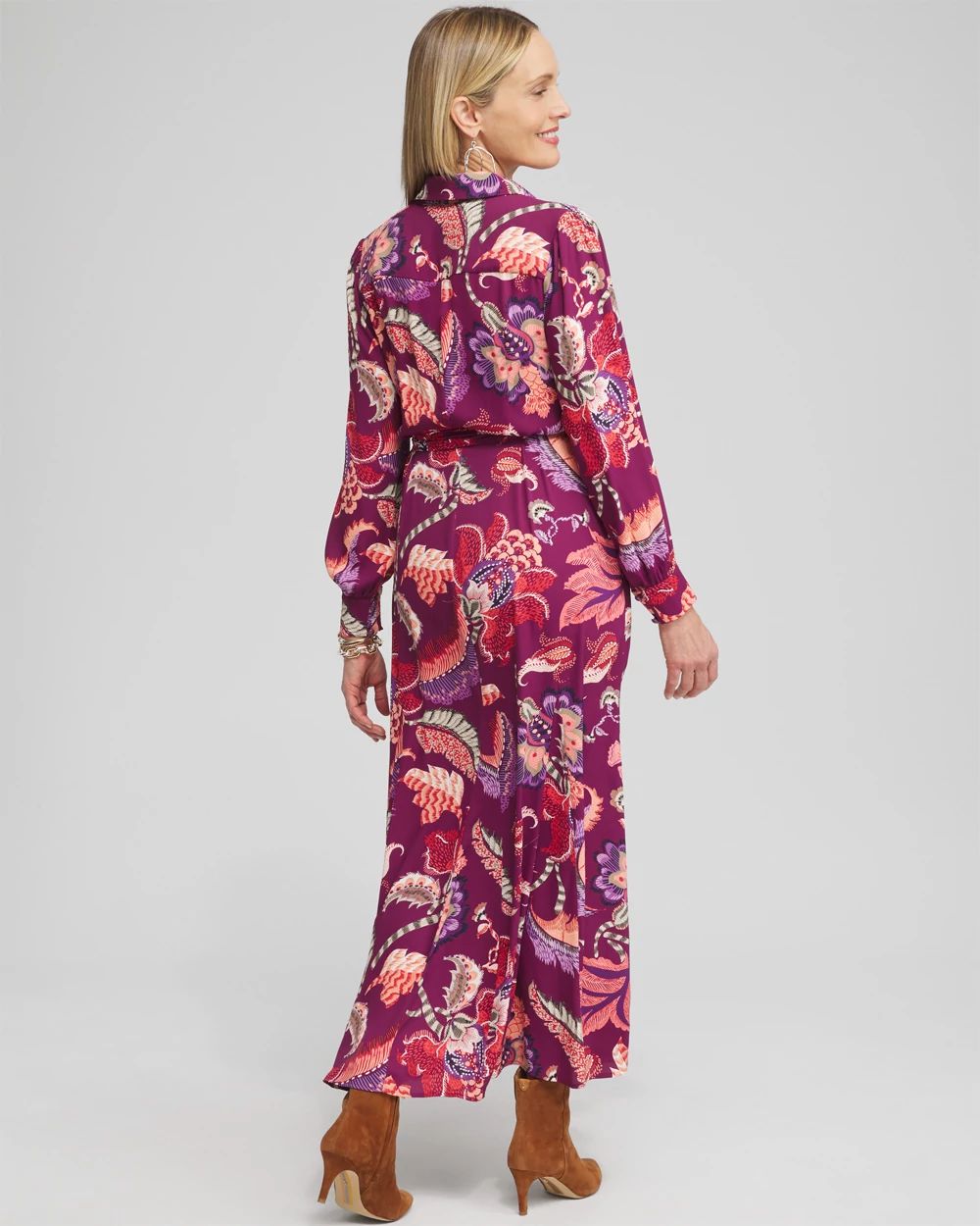 Floral Shirt Dress