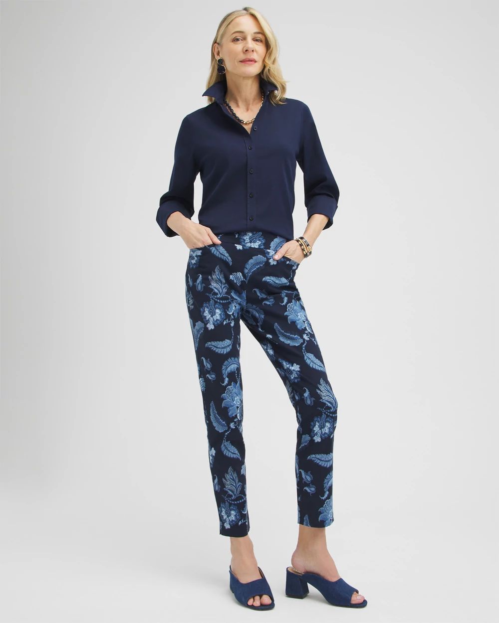 Brigitte Floral Ankle Pants