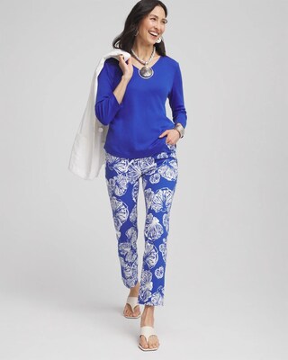 Everyday 3/4 Sleeve V-Neck Tee click to view larger image.