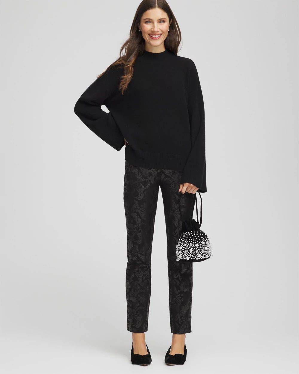 Cashmere Mockneck Sweater click to view larger image.