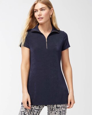 Travelers Zip Front Top