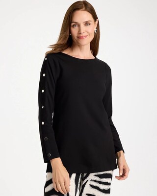 Ponte Cotton Button Tunic