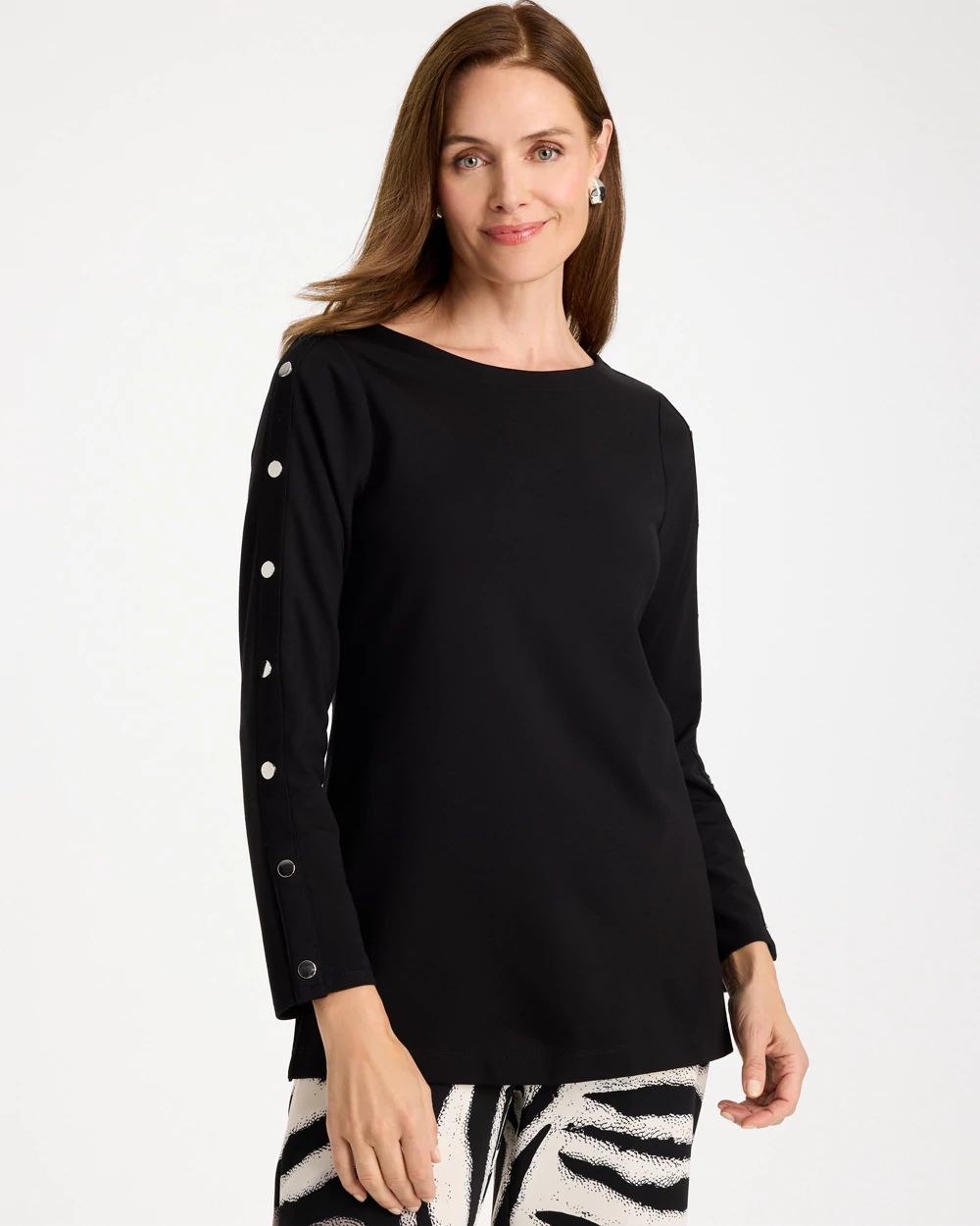 Ponte Cotton Button Tunic