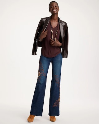 Touch of Cool™ V-Neck Layering Tee click to view larger image.