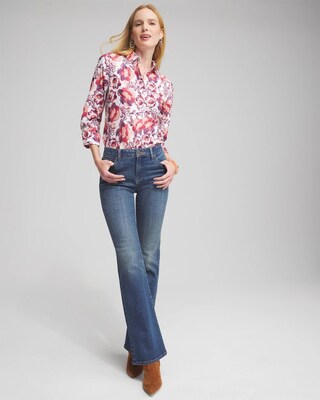 No Iron™ Stretch Floral Shirt