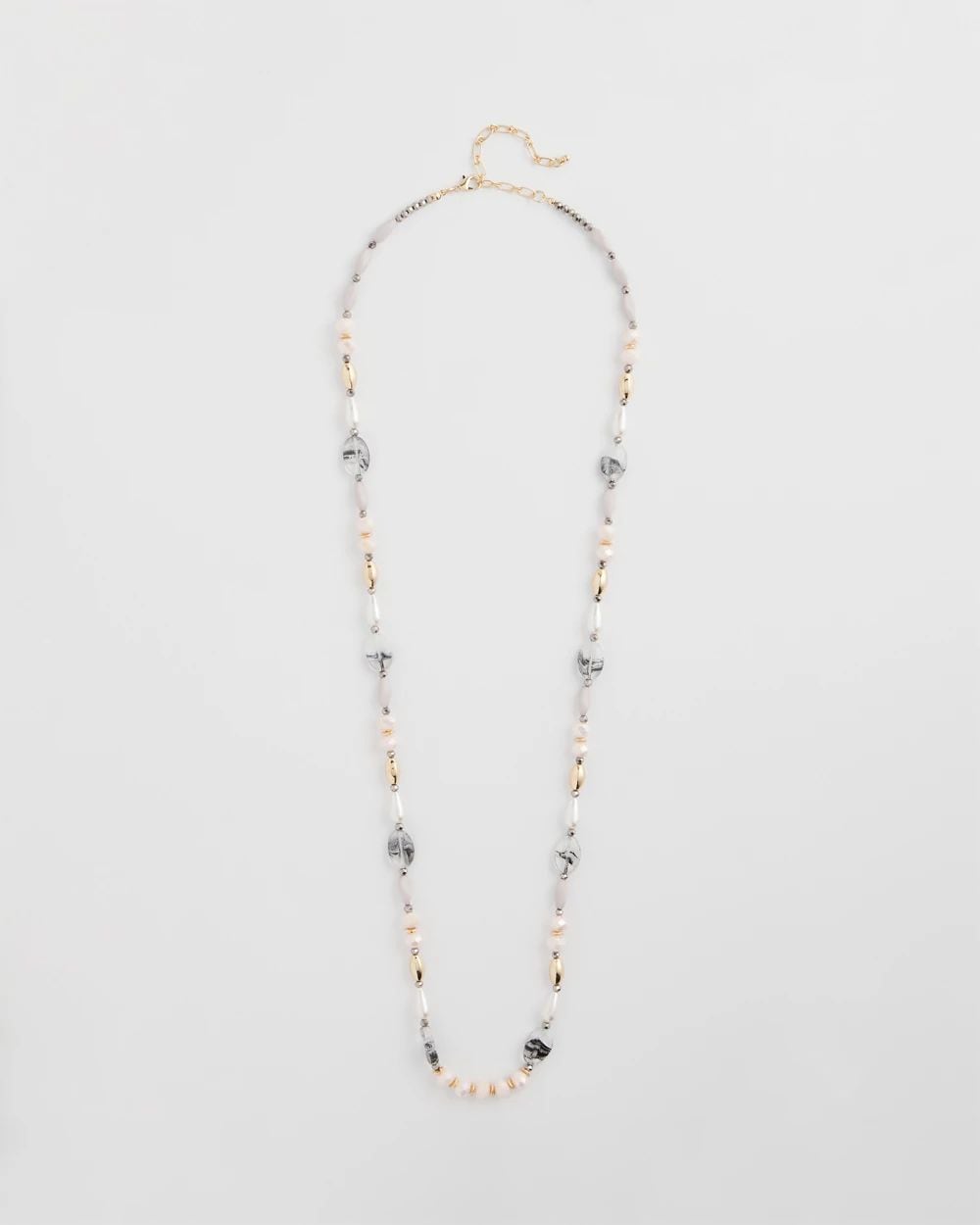 Pink Art Deco Beaded Necklace