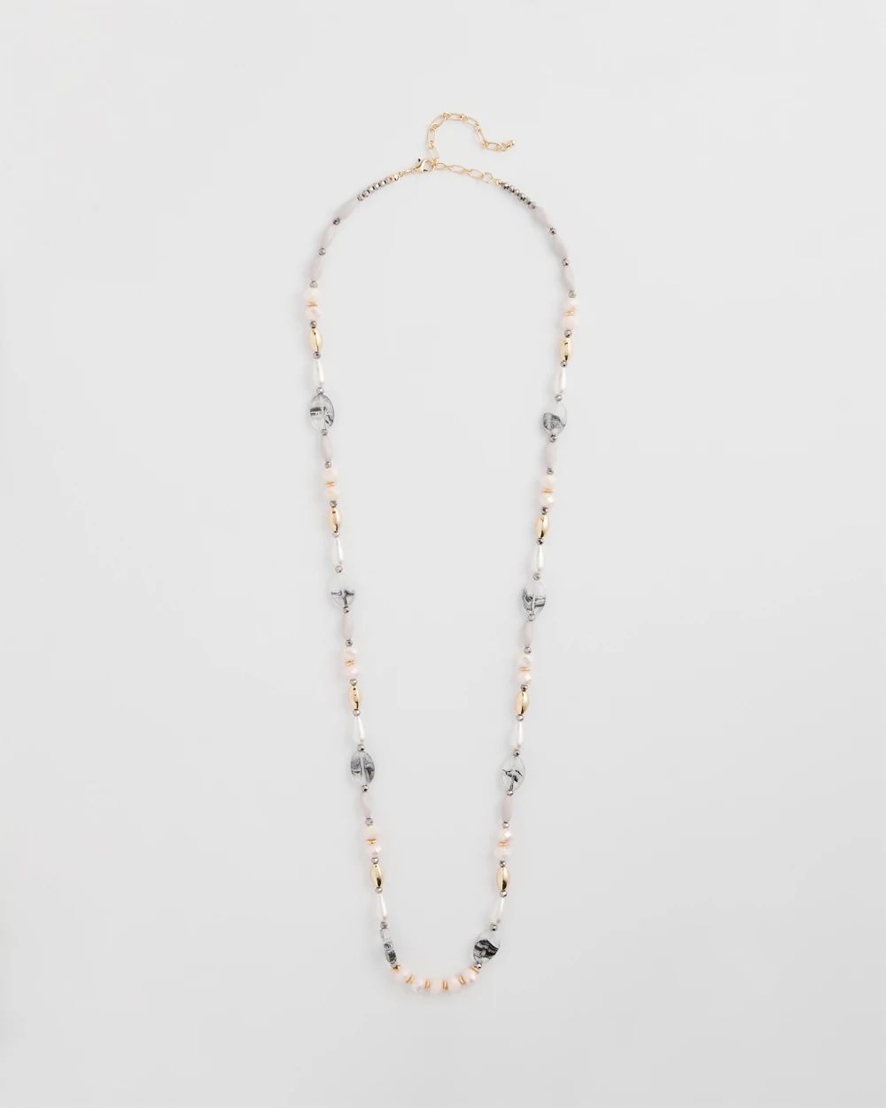 Pink Art Deco Beaded Necklace