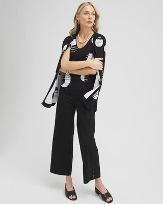 Spun Rayon Dots V-neck Tank