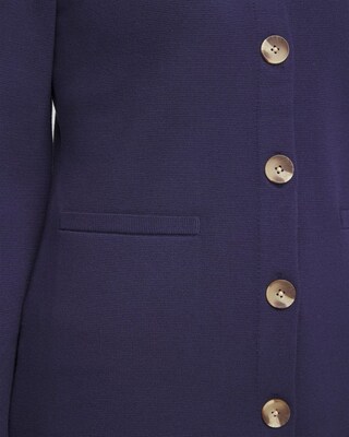 Faux Horn Button-Up Cardigan click to view larger image.