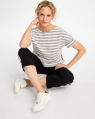 Zenergy® Textured Knit Jacquard Top click to view larger image.