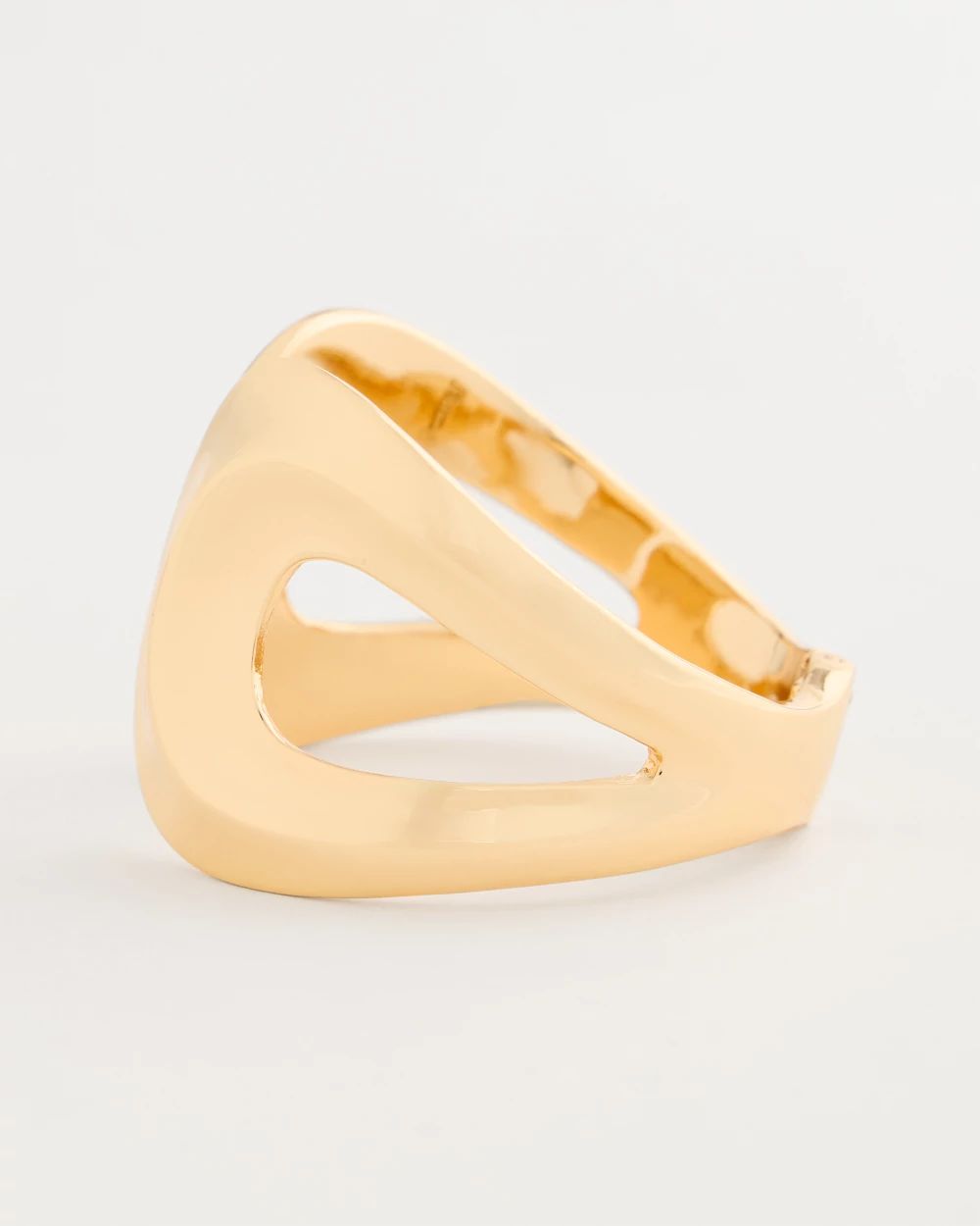 Rounded Hinge Cuff Bracelet click to view larger image.
