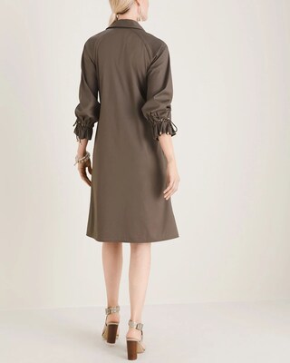 Drawstring Shirtdress