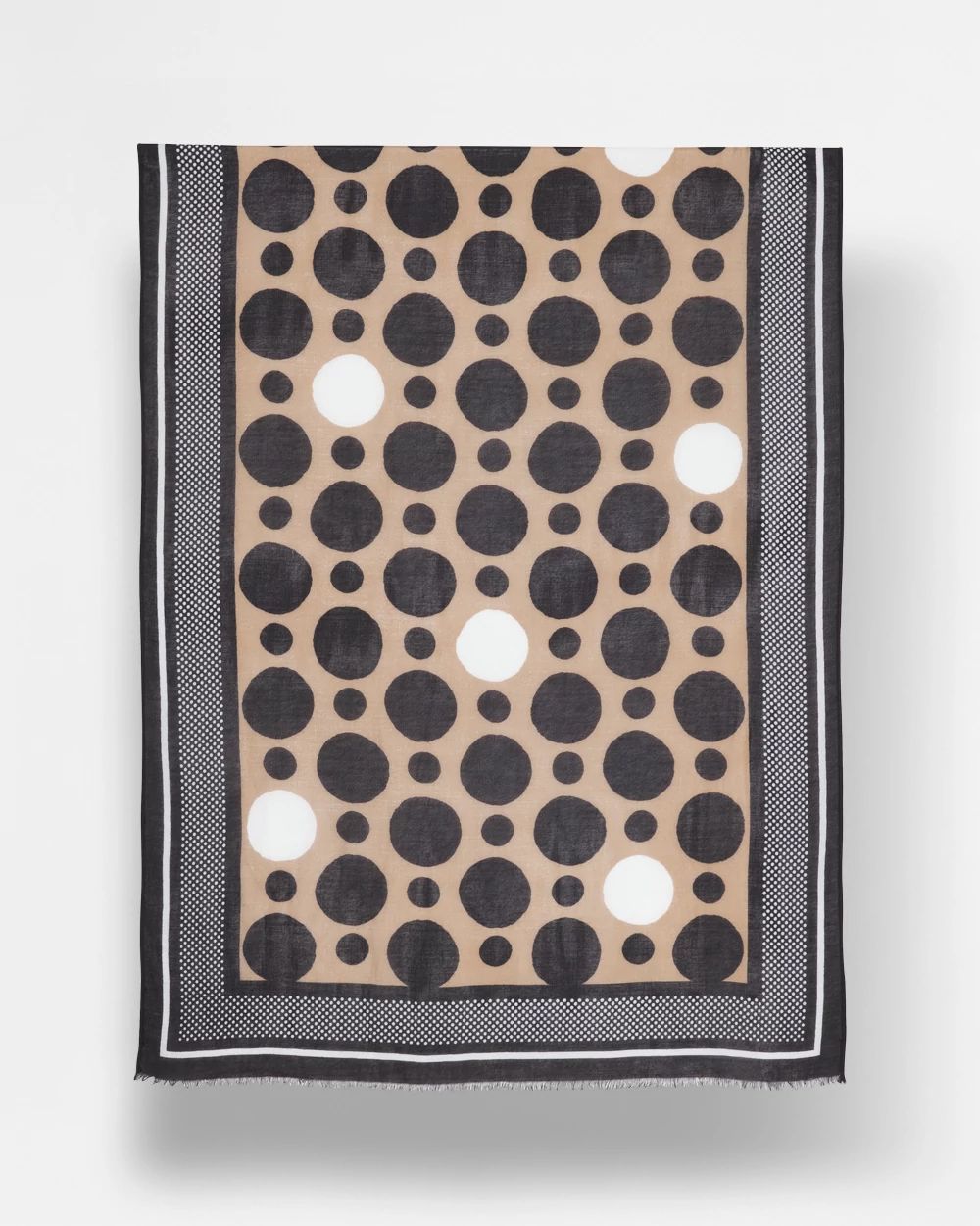Global Dots Oblong Scarf click to view larger image.