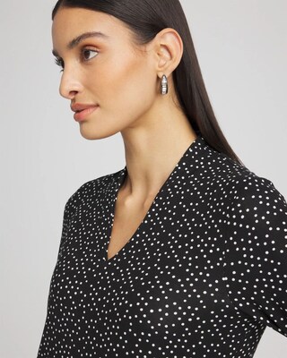 Touch of Cool™ Dots 3/4 Sleeve Tee click to view larger image.