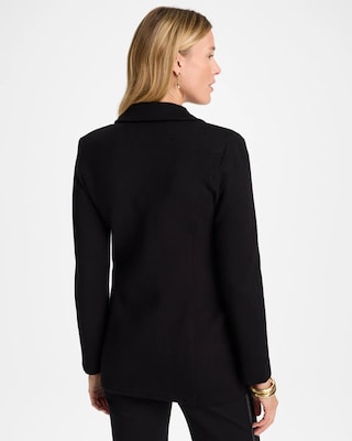 Double-Breasted Sweater Blazer click to view larger image.