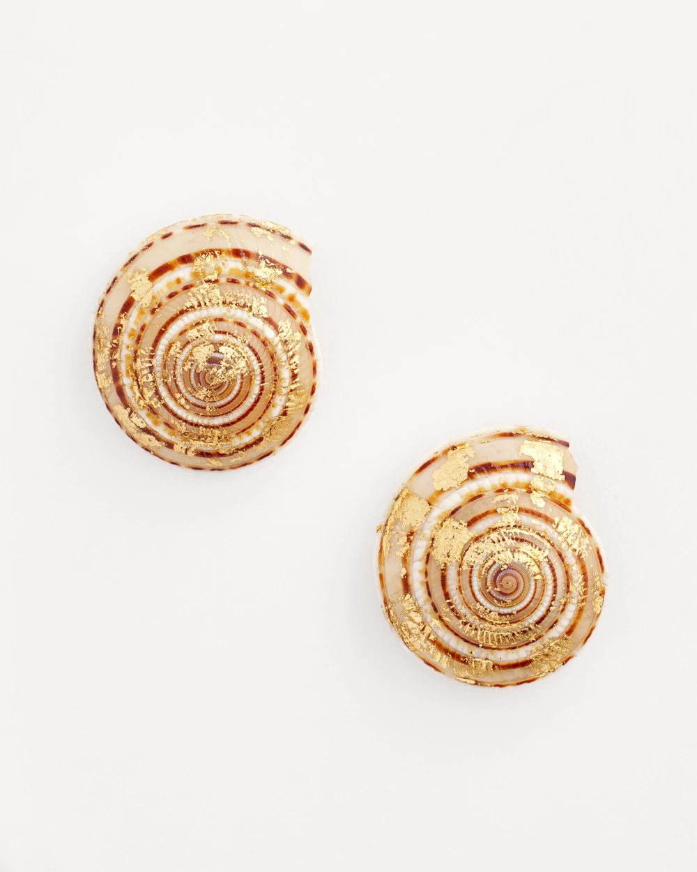 No Droop® Gold Foiled Sundial Earrings