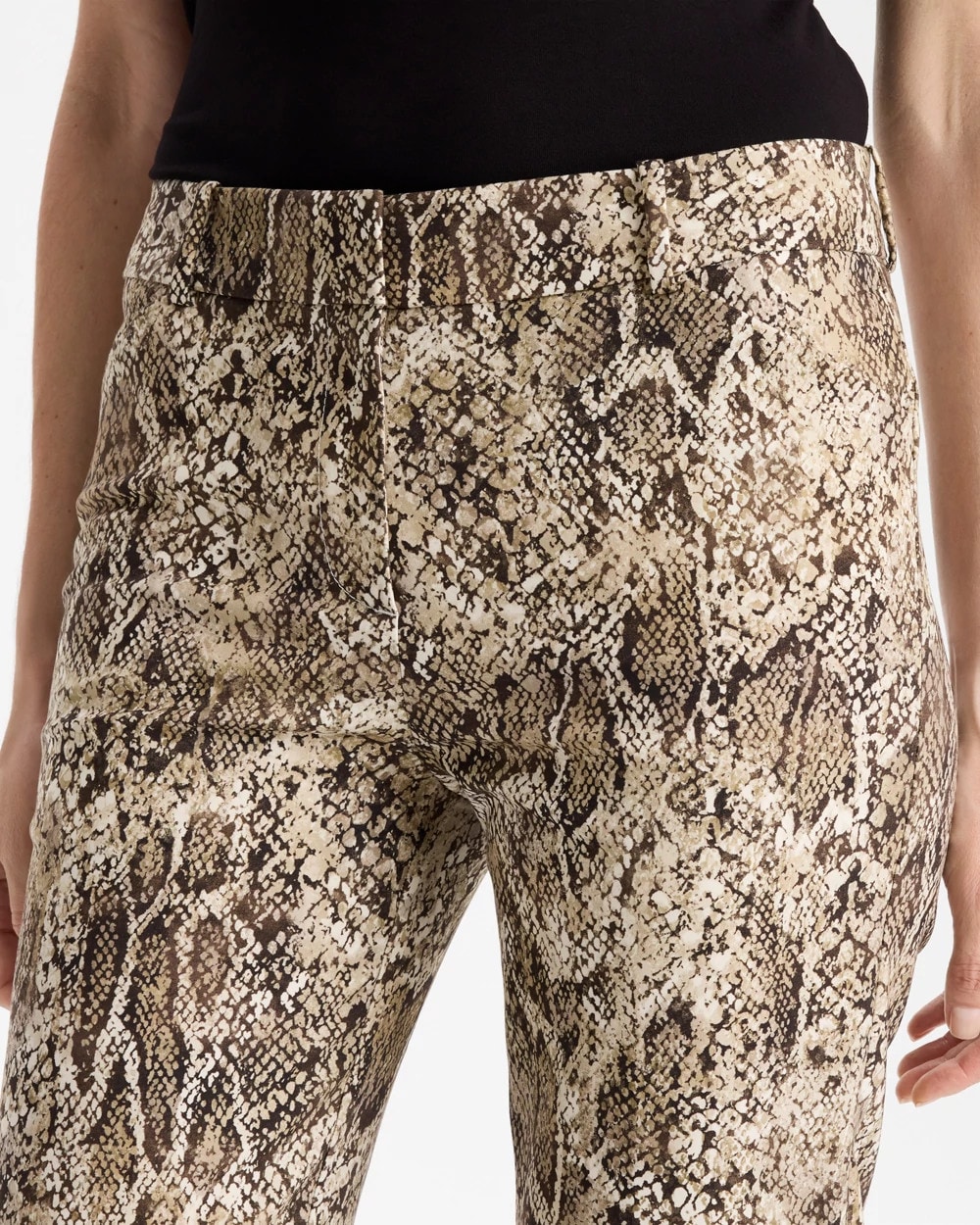 Python Animal Print Emme Slim Pants