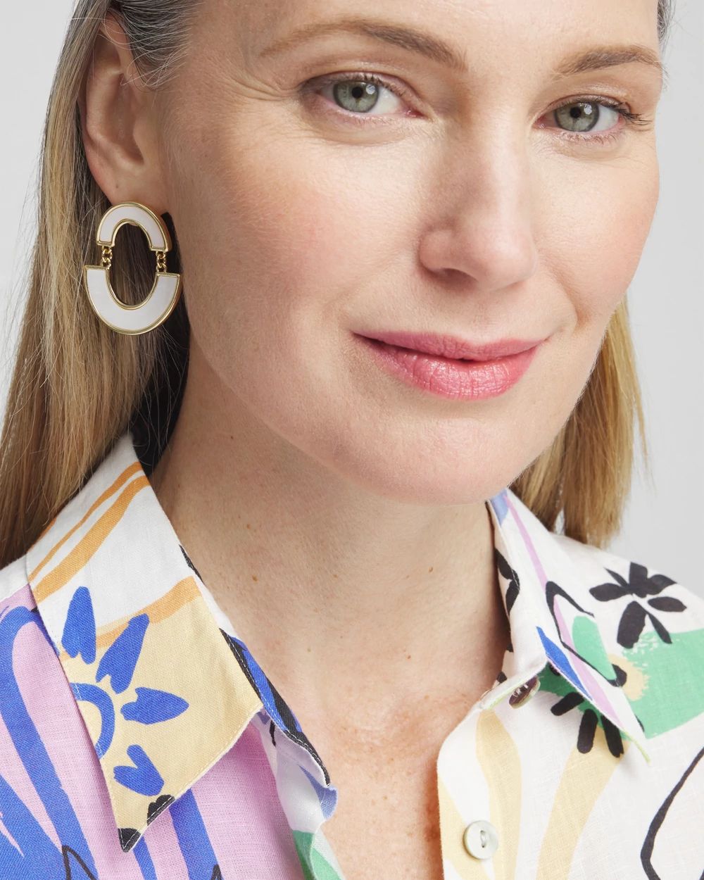 Mother of Pearl Drop Earrings