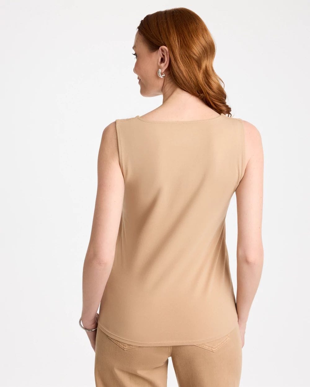 Contour Cotton™ Square Neck Tank click to view larger image.