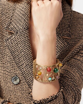 Beaded Hinge Bracelet
