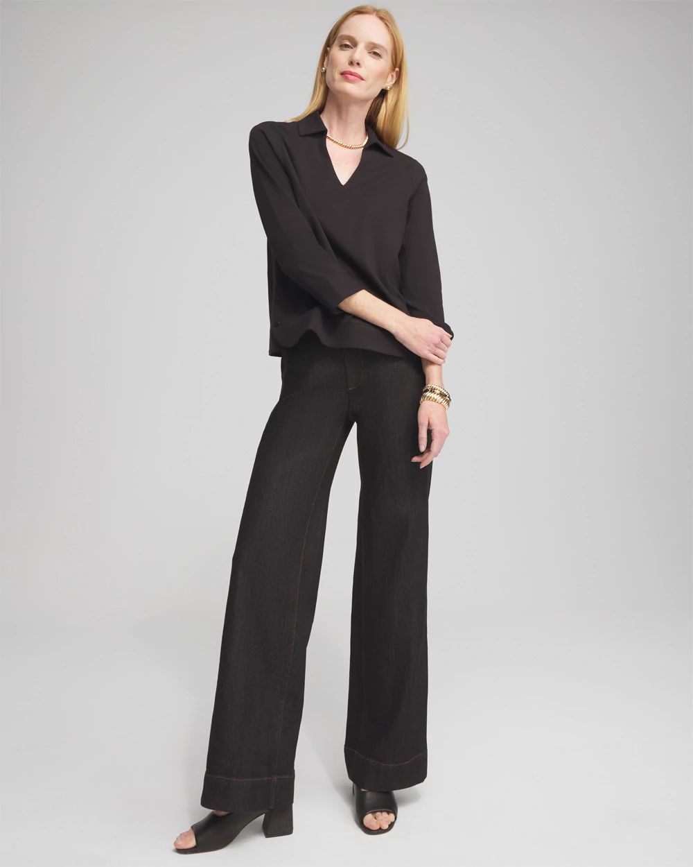 Polished Collar Top