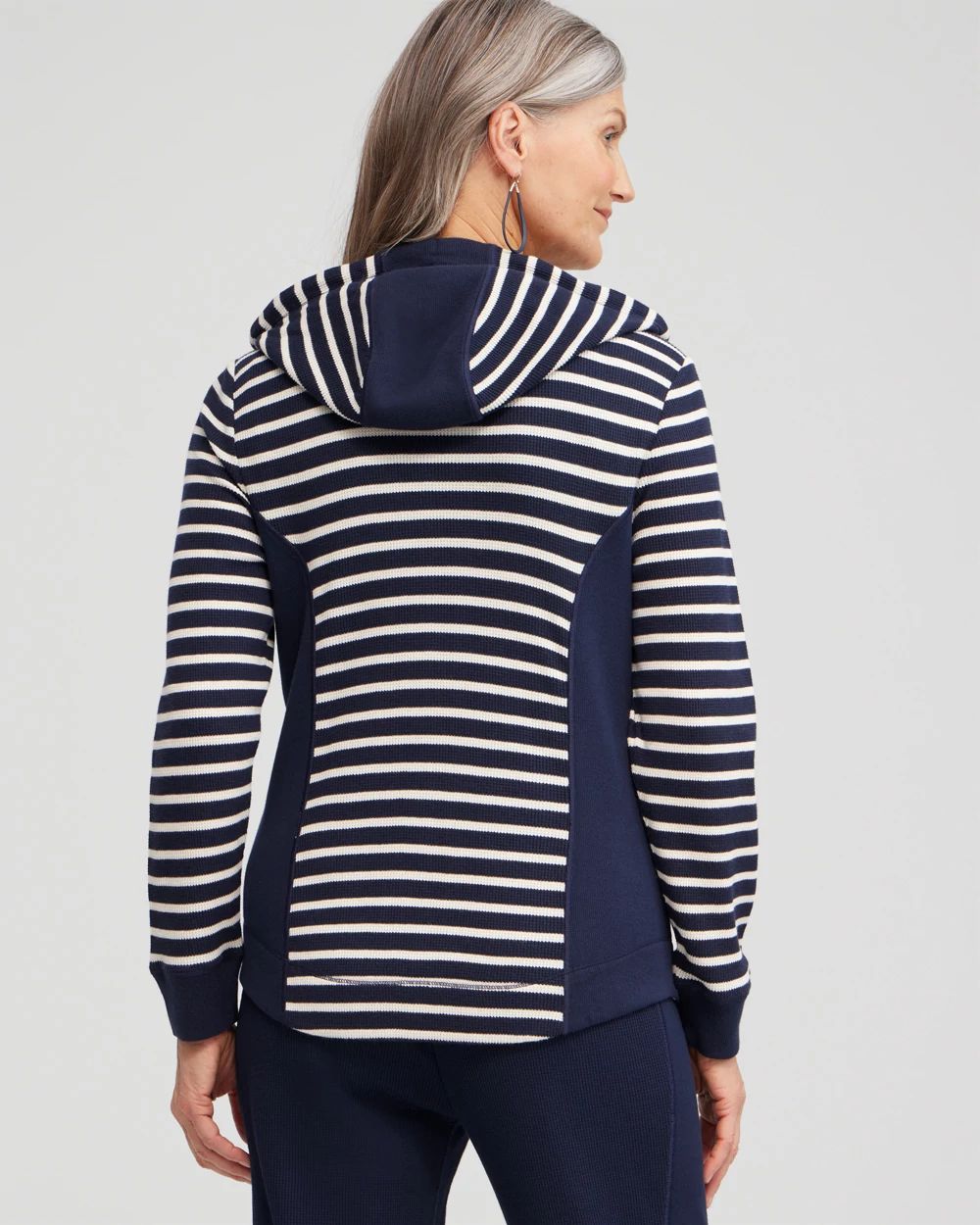 Zenergy® Waffle Knit Stripe Hoodie