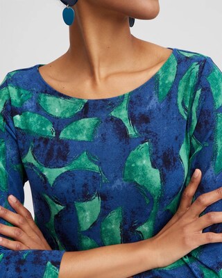 Travelers Half Moon Print Sheath Dress