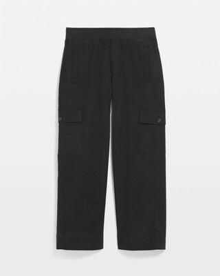 Cargo Straight Leg Cropped Pants click to view larger image.