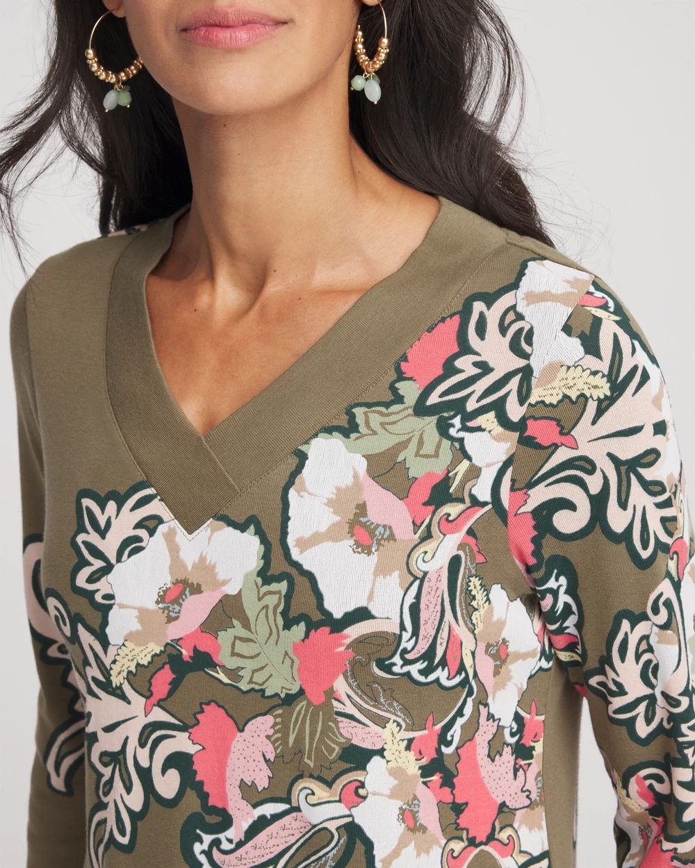 Pima 3/4 Sleeve Tee