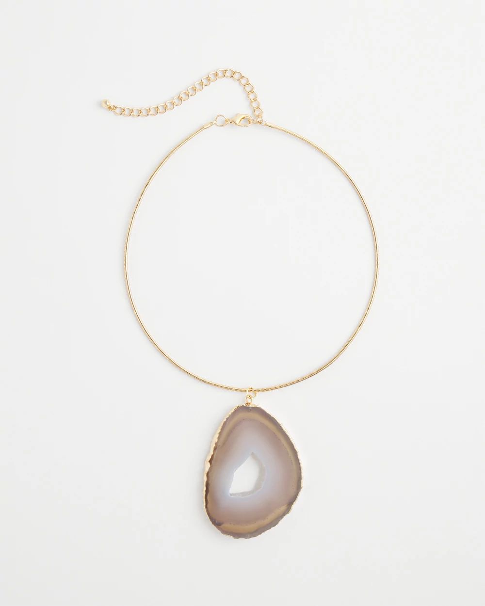 Agate Stone Collar Necklace